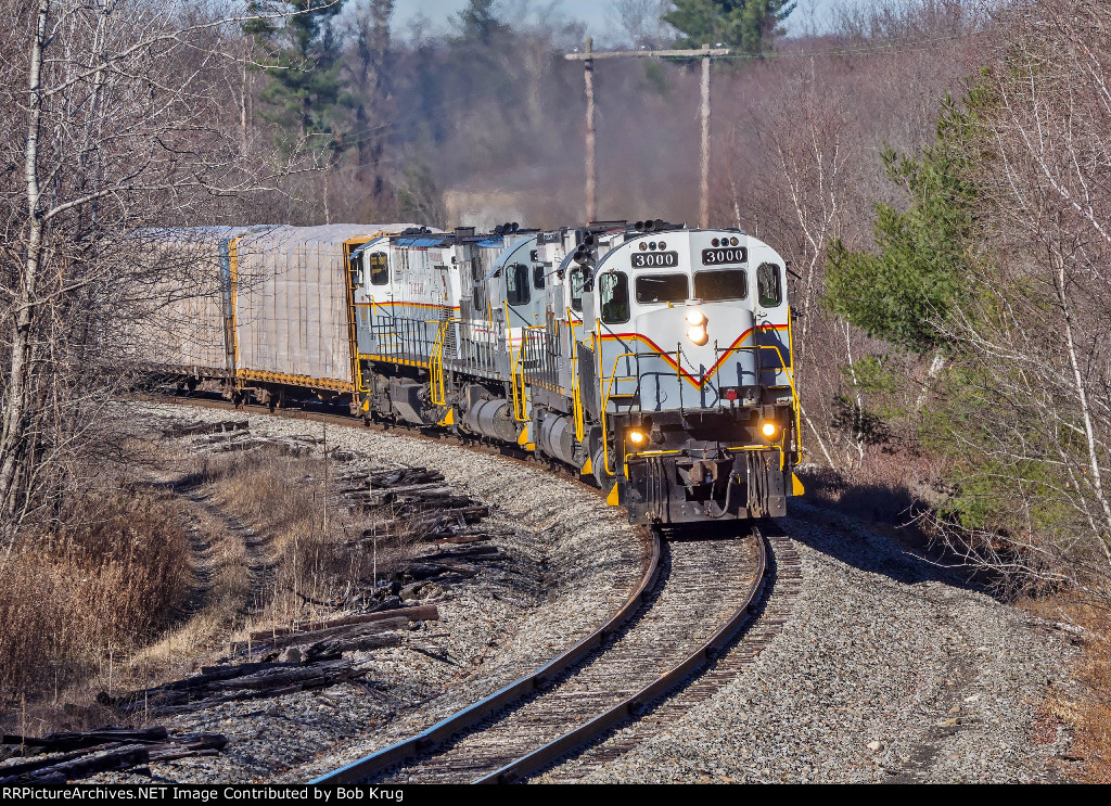 Steam shovel curve east of Tobyhanna